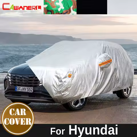 Full Car Cover Sun Rain Snow Wind Protection Auto Cover For Hyundai Accent Veracruz Alcazar Venue Am