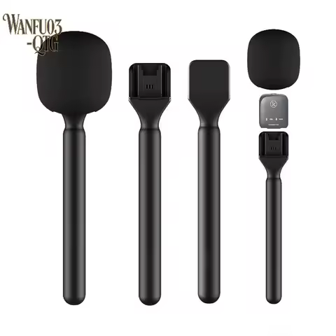 New Wireless Handheld Interview Microphone Adapter With Windshield Foam For Rode Wireless GO II For 