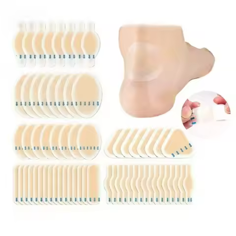 1/25pcs Hydrocolloid Gel Blister Patch Heel Anti-Wear Waterproof Sticky Dressing Prevent Heel Bliste