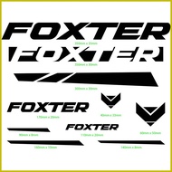 ◫ ☼ ● Foxter Frame Decals For Mountain Bike