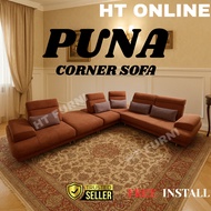 [HT ONLINE] PUNA Adjustable BackRest Corner Sofa / Push Back  Sofa / Big Corner Sofa / Sofa Murah