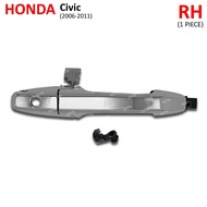 มือจับนอก มือดึงนอก มือเปิดนอกประตู สีโครเมี่ยม สำหรับ Honda Civic FD Sedan 1.8 2.0 ปี 2006-2011