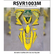 Rapido Cover Set Honda RS150R V1 V2 V3 Supra GTR-150 (16) Blue White Yellow Red Accessories Motor RS