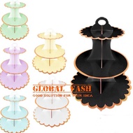 Cake Stand Gold ListPOLOS 3 Tier Cupcake Stand premium Cupcake Stand/