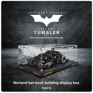 Applicable to Lego 76240 Batman Bat Chariot Tumbler Display Box Display Cabinet Remote Control LED L