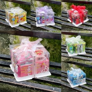 FULL CAKE Mini gift box with light - Size 18x18x13cm - MANY COLORS (Card included)