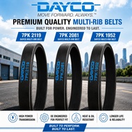 DAYCO MULTI RIB FAN BELT BELTING 7PK2119 / 7PK 2119 7PK2081 / 7PK 2081 7PK1952 / 7PK 1952