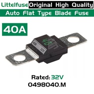 Littelfuse MIDI 498 40A 40 Amp Rated 32V 0498040.M Bolt-down Fuse for Battery Flat Type Blade Fuse f