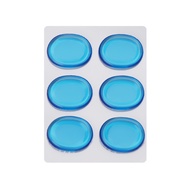EDDY SONG 6pcs/set Drums Tone Control Non-toxic Shock Absorbing Transparent Drum Muffler Drum Mute P