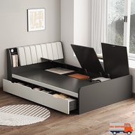 Tatami Bed Frame Floor Bed Multi-Functional Large Space Locker Platform Bed Integrated Tatami Bed