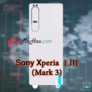[HCM]Dán Dẻo PPF Full Mặt Sau Lưng Sony Xperia 1 - Sony 1 II (Mark 2) - Sony 1 III (Mark 3) - Trong 