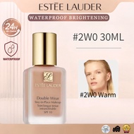 【Free Shopping】Estee Lauder Double Wear Stay-in-Place Foundation SPF10 #2W0-30ml-Long Lasting & Oil 