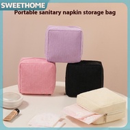 SWEETHOME Toiletry Bag Sanitary Pad Pouch Pad Pouch Cute Cosmetic Storage Pouch Cable Case SWEETHOME