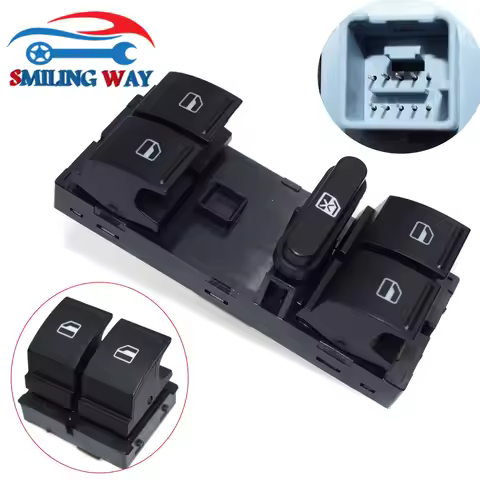 Power Window Control Switch Button For Skoda Octavia 2004 2005 2006 2007 2008 2009 2010 2011 2012 # 