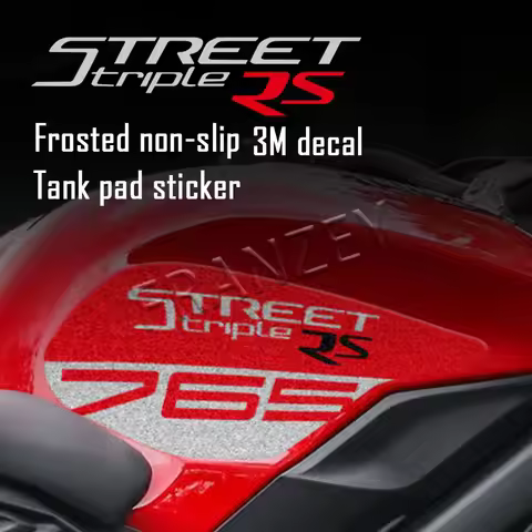 3M motorcycle Tank Pad Anti-Slip Sticker Cover Decal Protection Decal For Triumph Street Triple 765 