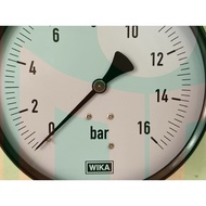 Đồng hồ áp suất hơi WIKA 1/2"NPT 0-16Bar DN150 lắp nồi hơi