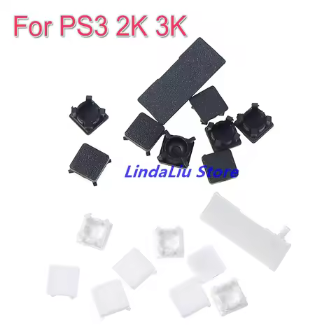1Set Game Console Replacement Rubber Boot Cover Screw Feet Cover for PS3 Slim 2000 3000 2K 3K 9 in 1