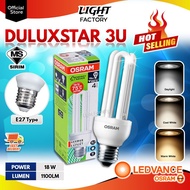 Osram Duluxstar 3U 18W Bulb E27 Light Bulb Energy Saving Bulb Daylight / Coolwhite / Warmwhite Mento