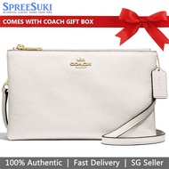 Coach Handbag In Gift Box Lyla Crossbody Bag Chalk Off White # F34265