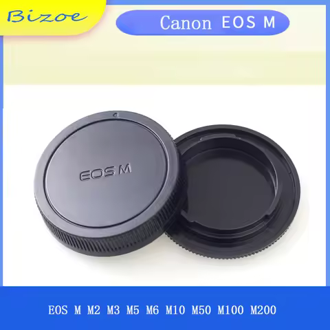 Rear Lens Cap Cover and Camera Body Cap For Canon EOS M /M2 / M3 / M5 / M6 / M6Ⅱ/ M10/ M50 / M50Ⅱ/ M