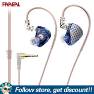 FAAEAL Lafitear LM1 In Ear Earphone Hybrid Hifi Bass Music IEM Headphone Noise Cancelling Headset Er