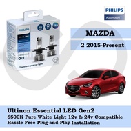 Philips New Ultinon Essential LED Bulb Gen2 6500K H4 Set for MAZDA 2 2015-Present