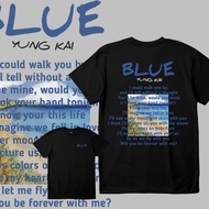 Yung Kai - Blue - Music Fans Print shirts Thick Cotton Clothing Unisex Tee Crew Neck T-shirts