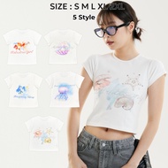 Bemingtop671(S-2XL)-Beming baby Tee Ver.5 Wear It And Hide Your Figure.