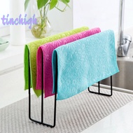 [TinchighS] High Quality Iron Towel Rack Kitchen Cupboard Hanging Wash Cloth Organizer Drying Rack [NEW]
