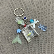 GANTUNGAN [olifa.id] Fish Keychain | Fish Keychain | Fish Bag Hanger | Bag Charm Fish Series Random 