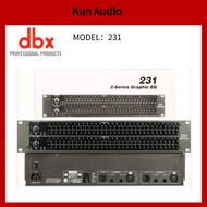 DBX 231/231s – 2 SERIES 31 BAND PROFESSIONAL GRAPHIC EQUALIZER-231/231s