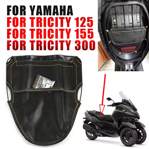 Motorcycle Under Seat Storage Pouch Bag For Yamaha TRICITY 300 TRICITY300 TRICITY 125 155 Accessorie
