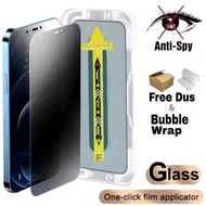 Tempered glass anti spy superfit OPPO A15 A15S A16 A16E A16K A16S A17 A17K A18 A12S A12 A5S A11X A11