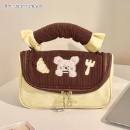 Makeup Bag Large Capacity Hand-held Toiletry Bag Women Travel Cosmetics Storage Beg Tas Penyimpanan