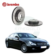 BREMBO Drilled Rear Brake Discs (2pcs) - Mercedes W211 AMG E55 Drilled Type Mercedes C219 350 CLS 55