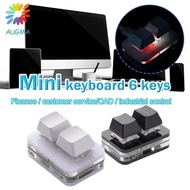 AUGMA Copy Paste Keypad, Acrylic Keypad Custom Mini 2 Key Keypad, Keypad Accessories Mechanical Key 