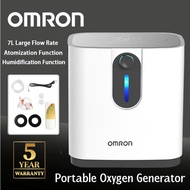 Omron 7L Portable Oxygen Concentrator Quiet Operation Nebulizer Humidifier Smart Flow Control Comfor