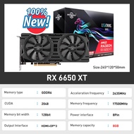 RX 6650 XT RX 6650 XT SOONFOALS New AMD Radeon RX 6650 XT 8G GAMING RX 6650XT GDDR6 128Bit 7Nm Desktop Graphics Card Placa De Video RX 6600 RX 6750XT
