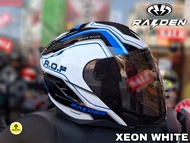 หมวกกันน็อค RAIDEN รุ่น DEFENCE OPEN FACE : XEON WHITE