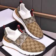 1: 1 Original Label AAA+I Casual Shoes Street Wear Classic Old Pattern Jacquard logo Contrast Color 