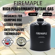 FIREMAPLE Butane Gas Camp Outdoor Blend ISO Butane Premium High Performance Gas Camping Cookware Gas