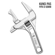 Kunci Pipa Pas 6-68MM Pipe Wrench Portable Anti Karat - KunciPas-6626