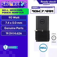 DELL 90W 19.5V 4.62A (CURVE DESIGN) CONNECTOR: BIG 7.4*5.0MM DP/N: 6C3W2 LA90PM130