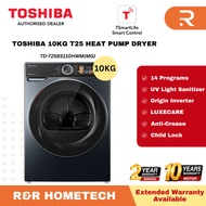 [2026 MODEL]  Toshiba 10kg T25 Dual Inverter Heat Pump Dryer TD-T25BS110HWM(MG) 烘干机 Pengering Baju
