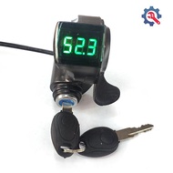 [GEX] 12V/24V/36V/48V/60V/72V Throttle Ebike With Battery Power Display Thumb Grips [TH]