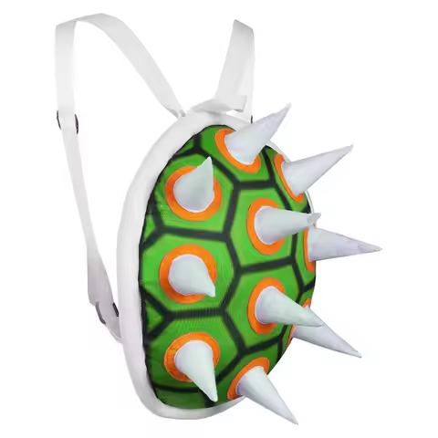 Bowser Cosplay Backpack Costume Accesories Print School Bag Adult Women Men Rucksack Bag Bowser Hall