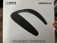 ITFIT by Samsung C&amp;T Wearable Soundbar 穿戴式掛頸藍芽喇叭 ITFITSP07 （搬屋想快清）