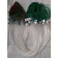 Ready-to-use 3-layer fishing net 1.5m high 25m long outer tin weight 5in 0.35mm in 11⁄2in 0.28mm fis