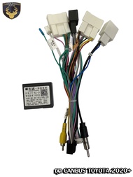 ชุดปลั๊ก Toyota สำหรับจอ Android  ชุดแคนบัส ชุดแคนบัสJBL ชุดแคนบัส Toyota 2020+ Canbus