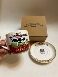 🧋奶茶杯 黑白淡奶🇭🇰Set連碟 原裝盒 香港手信 Milk Tea Cup Milk Tea Mug 2025 香港製造 100% Made In Hong Kong 🇭🇰